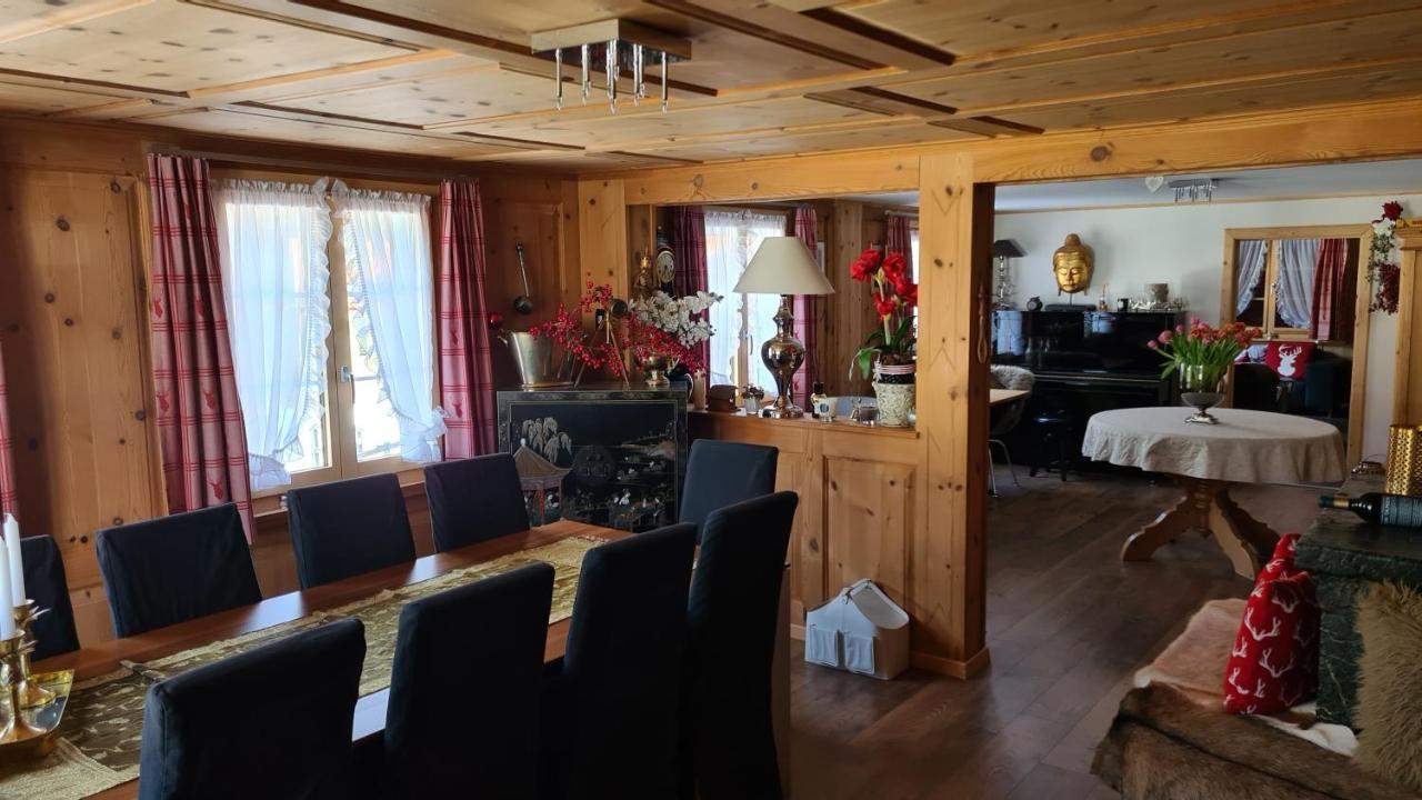 Chesa Prema Bed & Breakfast - Restaurant Disentis Exteriér fotografie