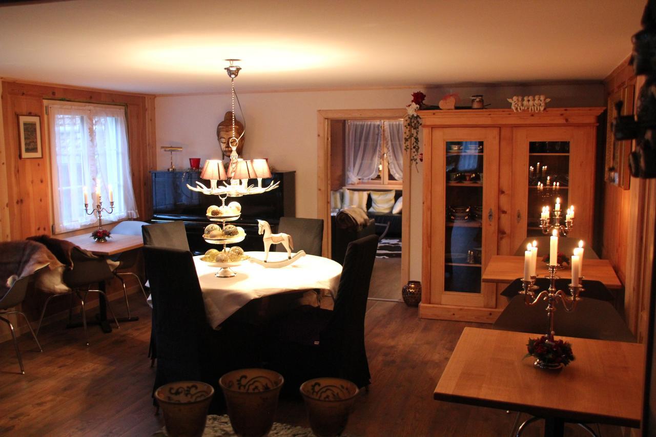 Chesa Prema Bed & Breakfast - Restaurant Disentis Exteriér fotografie